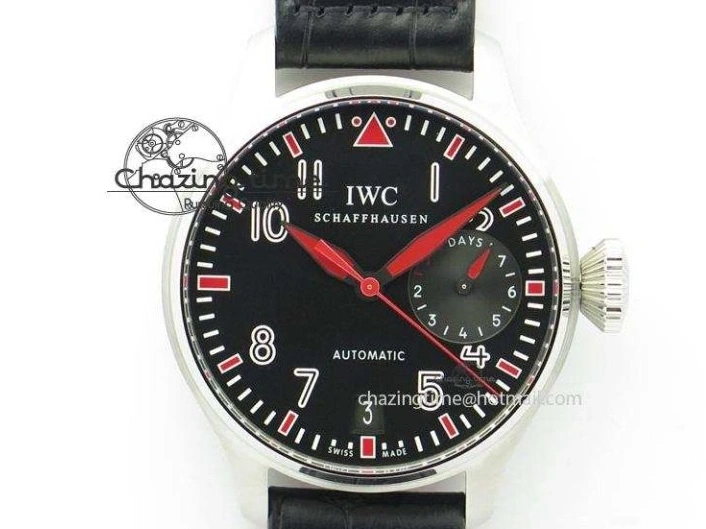 MIROTIME 0501 RelaxedFit Big Pilot Real PR IW500435 “Muhammad Ali” ZF Best Edition On Black Leather Strap A 7295